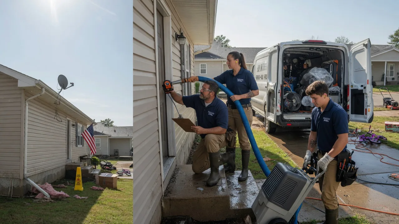 Ceiling Water Damage Restoration in Bridgeton, IN near me